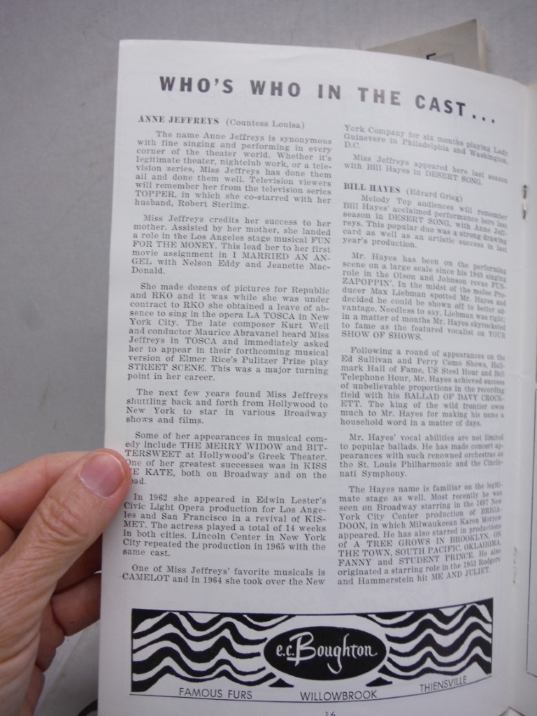 Image 4 of Lot of 3 Melody Top Theatre Playbills, 1963