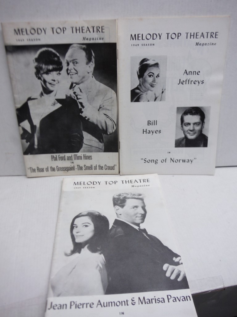 Lot of 3 Melody Top Theatre Playbills, 1963
