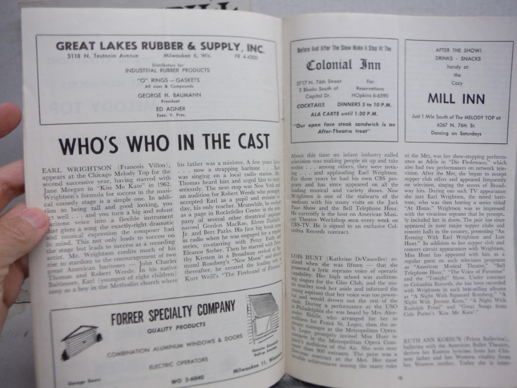 Image 4 of Lot of 3 Melody Top Theatre Playbills, 1969.