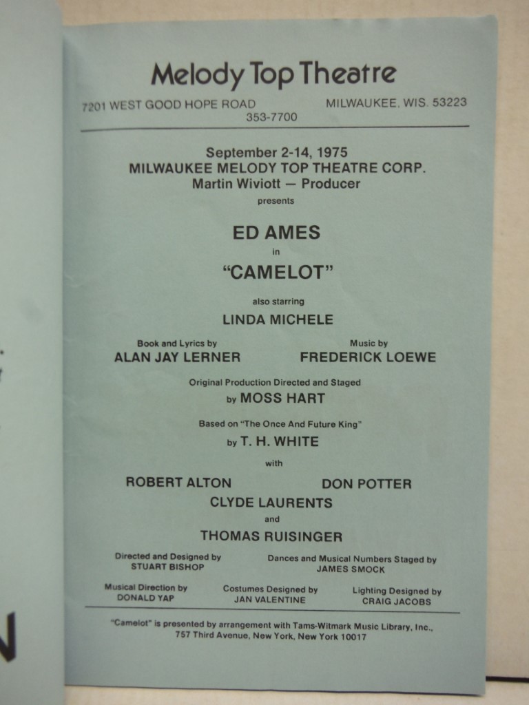 Image 2 of Lot of 4 Melody Top Theatre Playbills, 1975