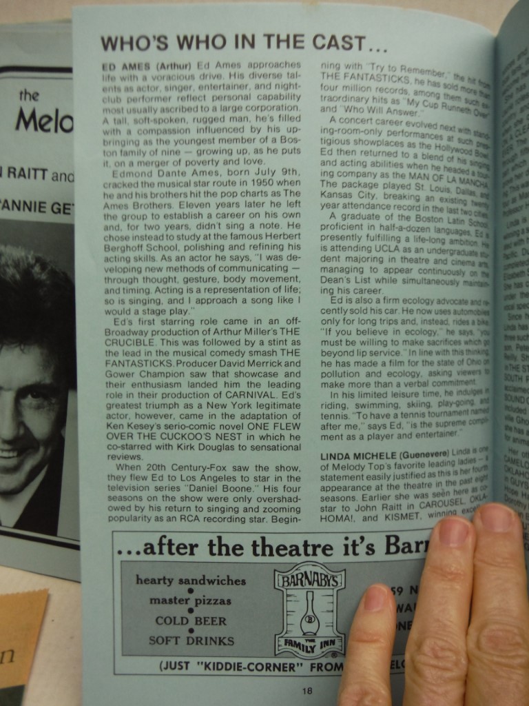 Image 3 of Lot of 4 Melody Top Theatre Playbills, 1975