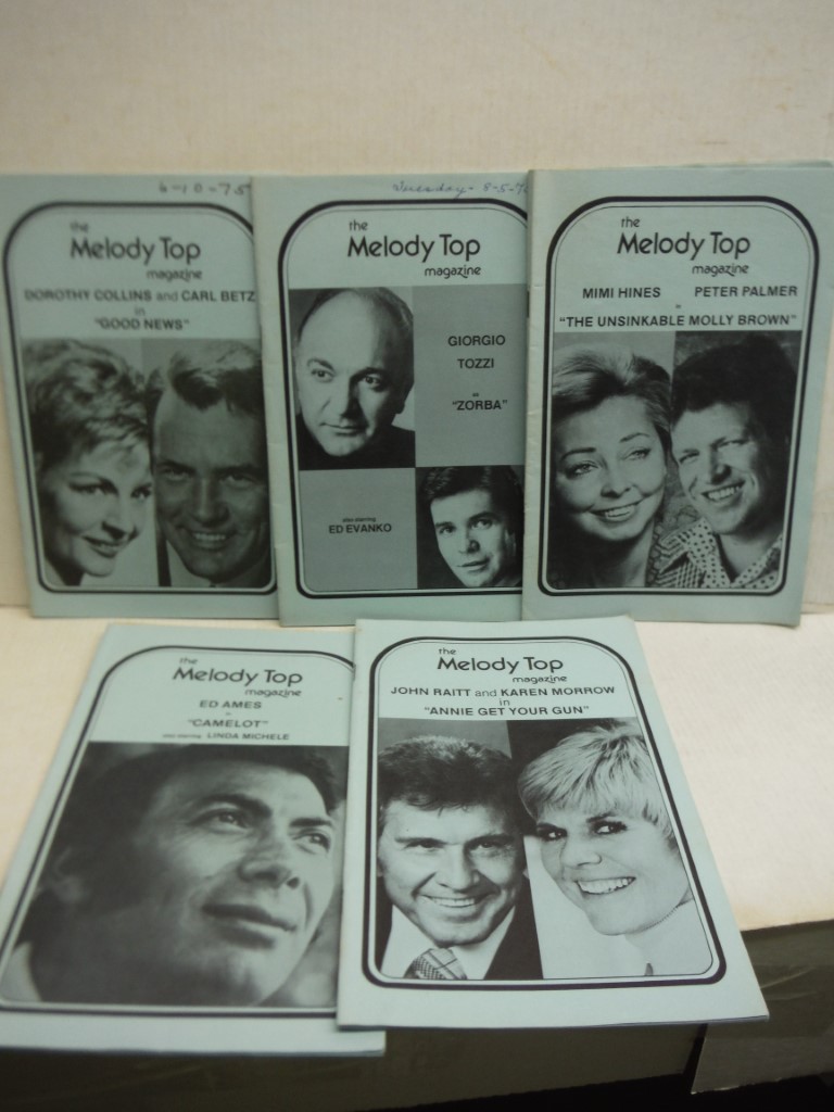 Lot of 4 Melody Top Theatre Playbills, 1975