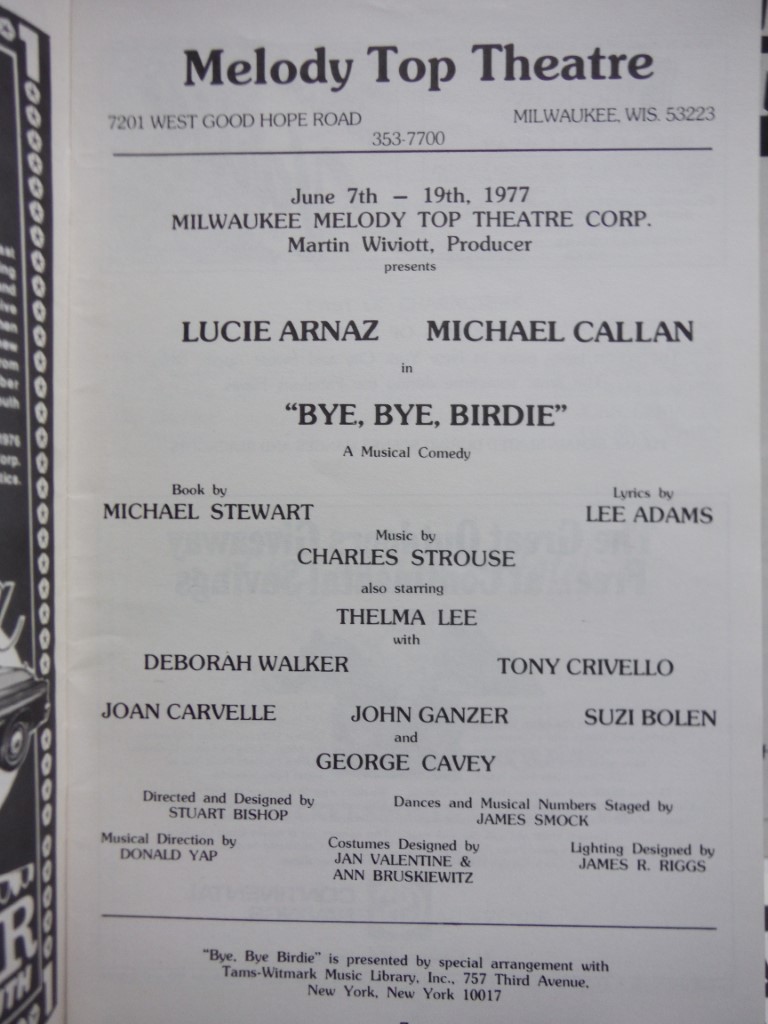 Image 2 of Lot of 4 Melody Top Theatre Playbills, 1977