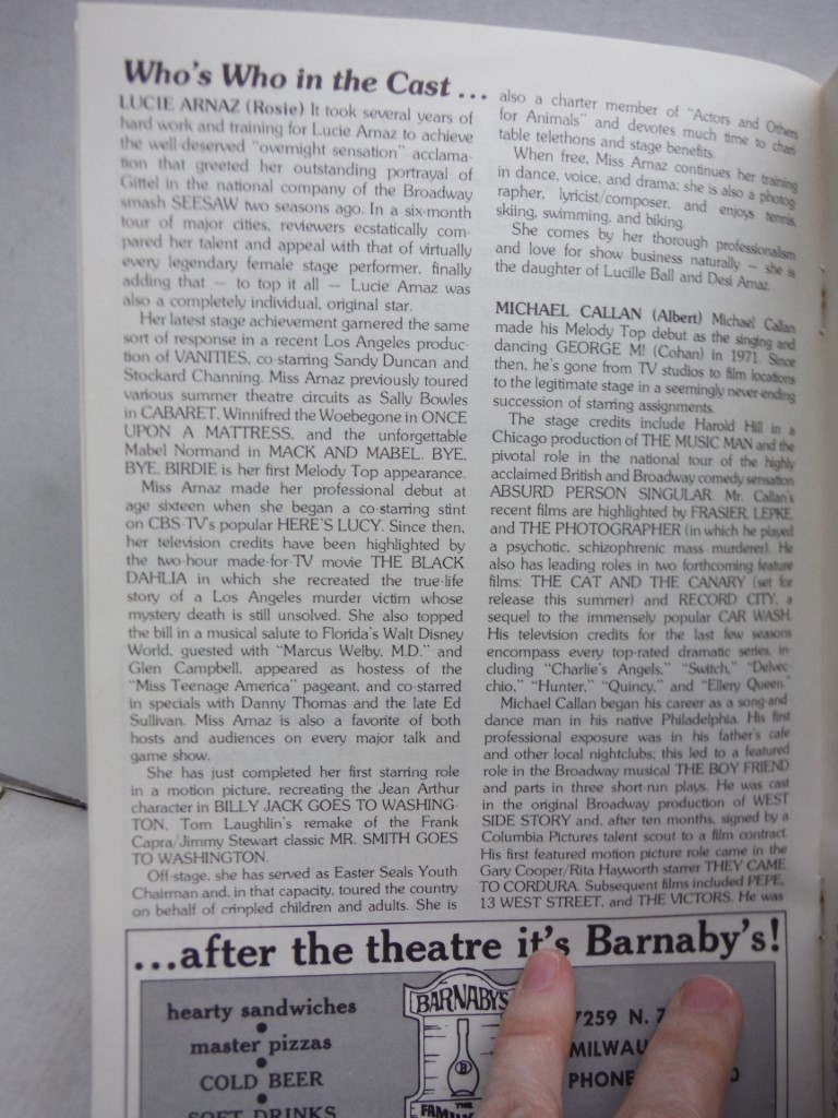 Image 3 of Lot of 4 Melody Top Theatre Playbills, 1977