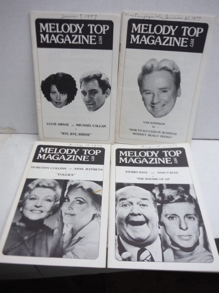 Lot of 4 Melody Top Theatre Playbills, 1977
