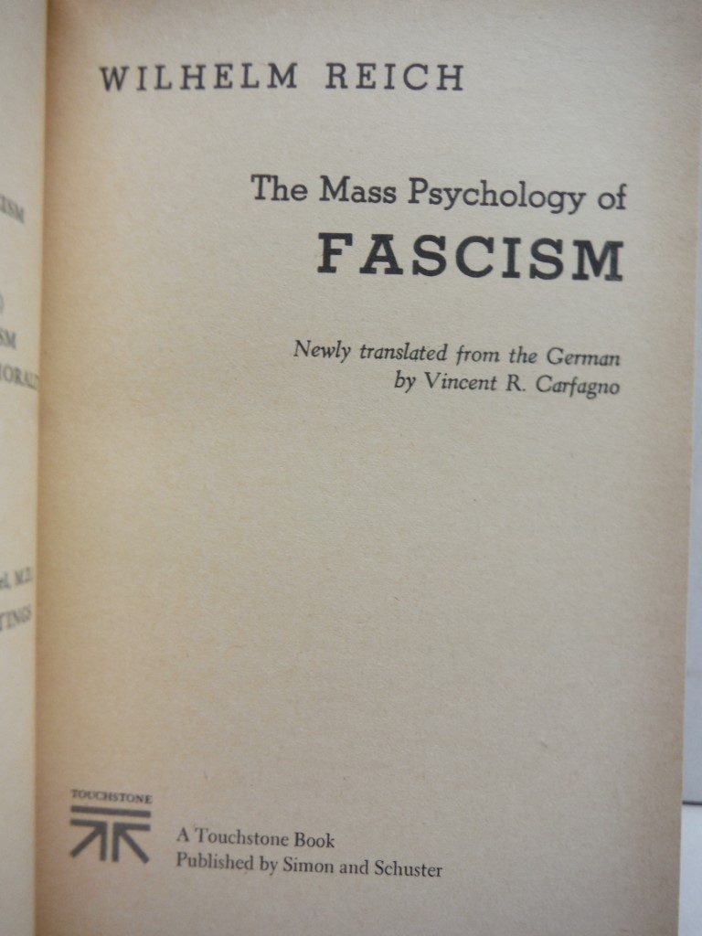 Image 1 of The Mass Psycholoy of Fascism