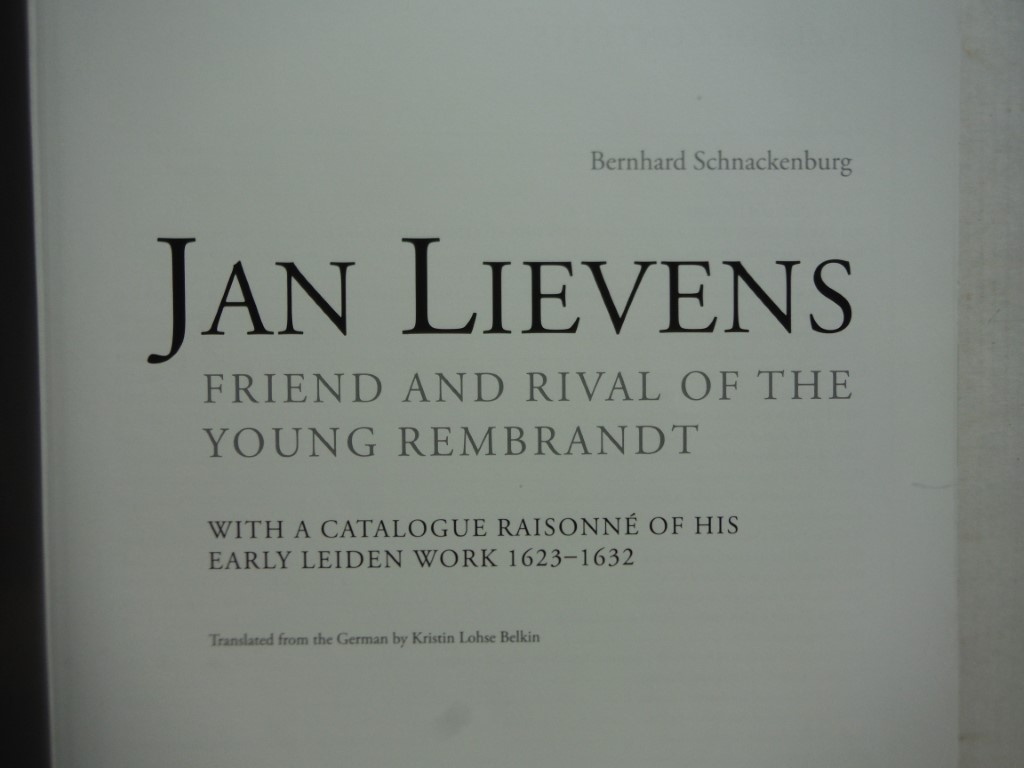 Image 1 of Jan Lievens: Friend and Rival of the Young Rembrandt