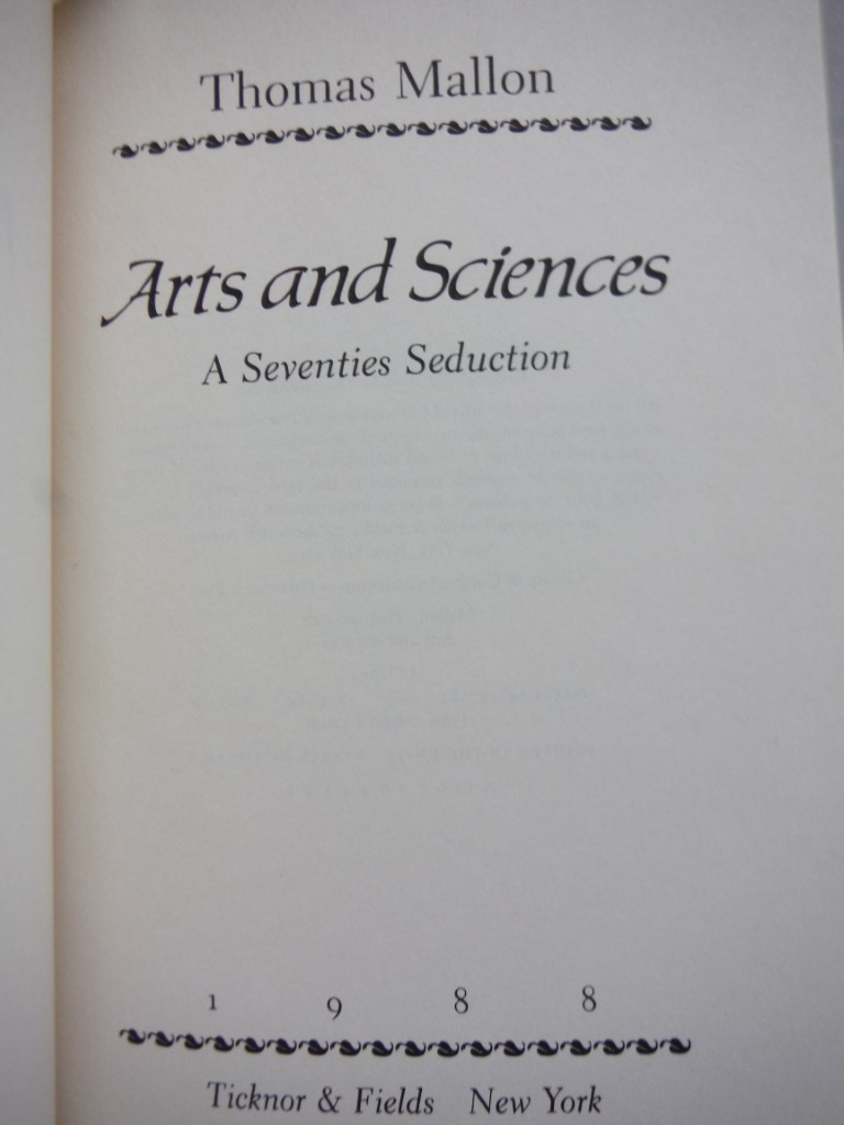 Image 1 of Arts and Sciences: A Seventies Seduction