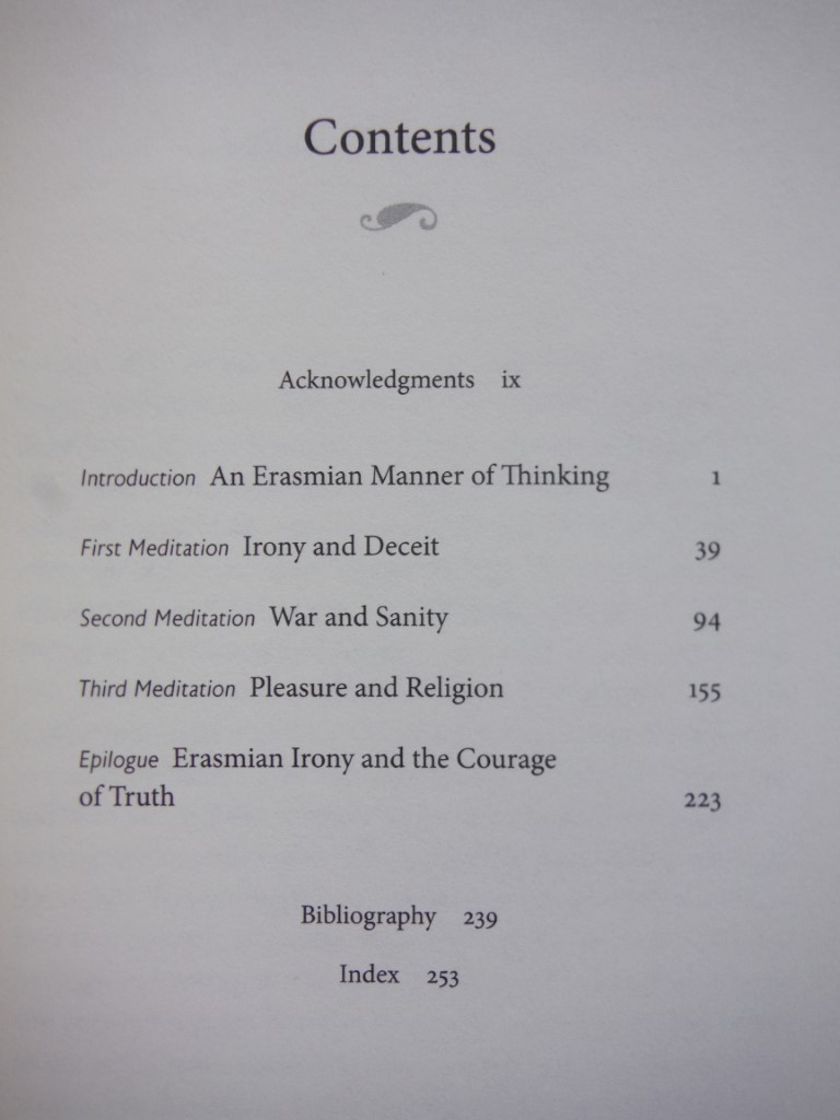 Image 1 of Truth and Irony: Philosophical Meditations on Erasmus
