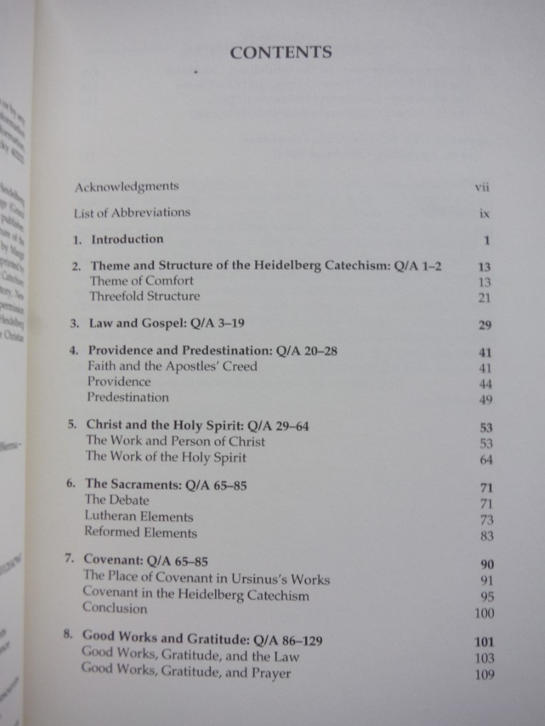 Image 1 of The Theology of the Heidelberg Catechism: A Reformation Synthesis (Columbia Seri