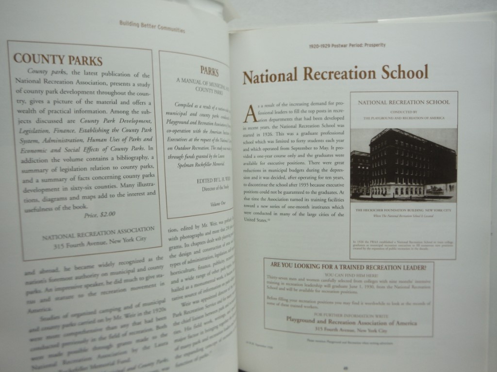 Image 2 of Building Better Communities: The Story of the National Recreation Association (1