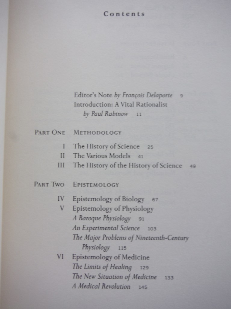 Image 1 of A Vital Rationalist: Selected Writings of Georges Canguilhem