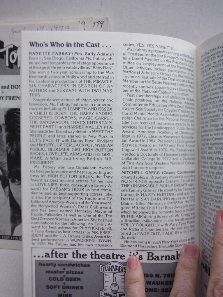 Image 3 of Lot of 4 Melody Top Theatre Playbills, 1979