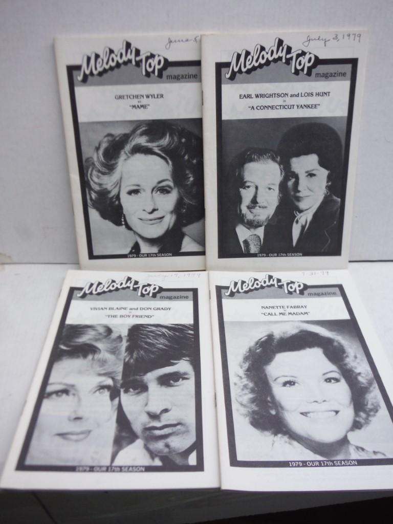 Lot of 4 Melody Top Theatre Playbills, 1979