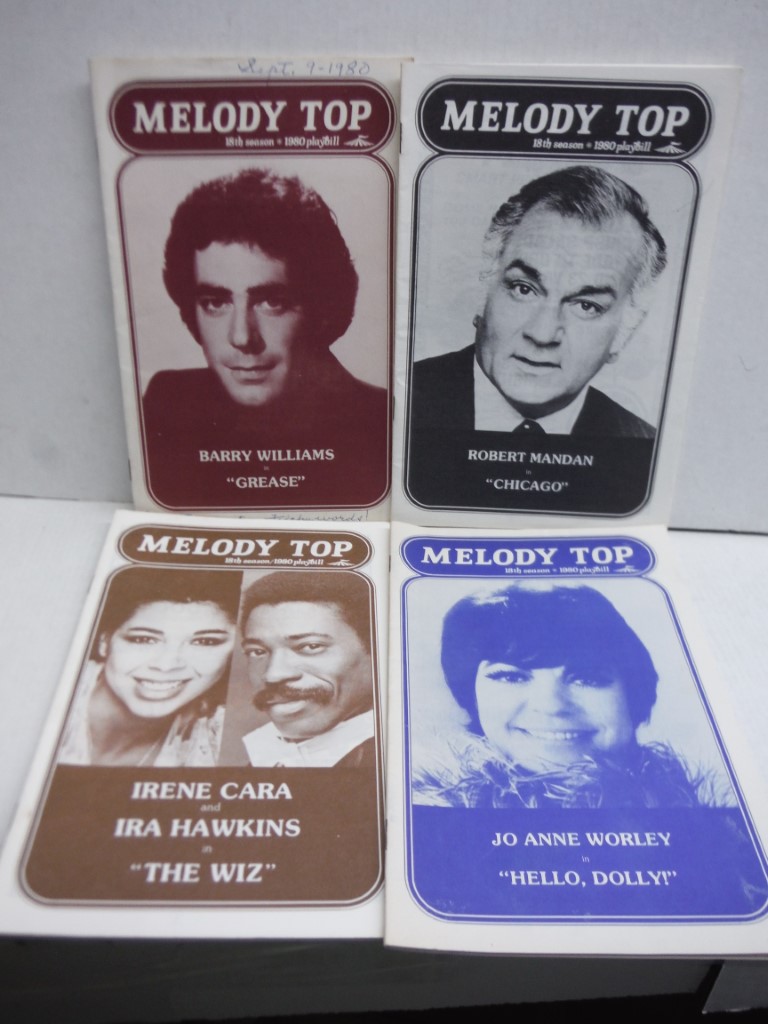 Lot of 4 Melody Top Theatre Playbills, 1980
