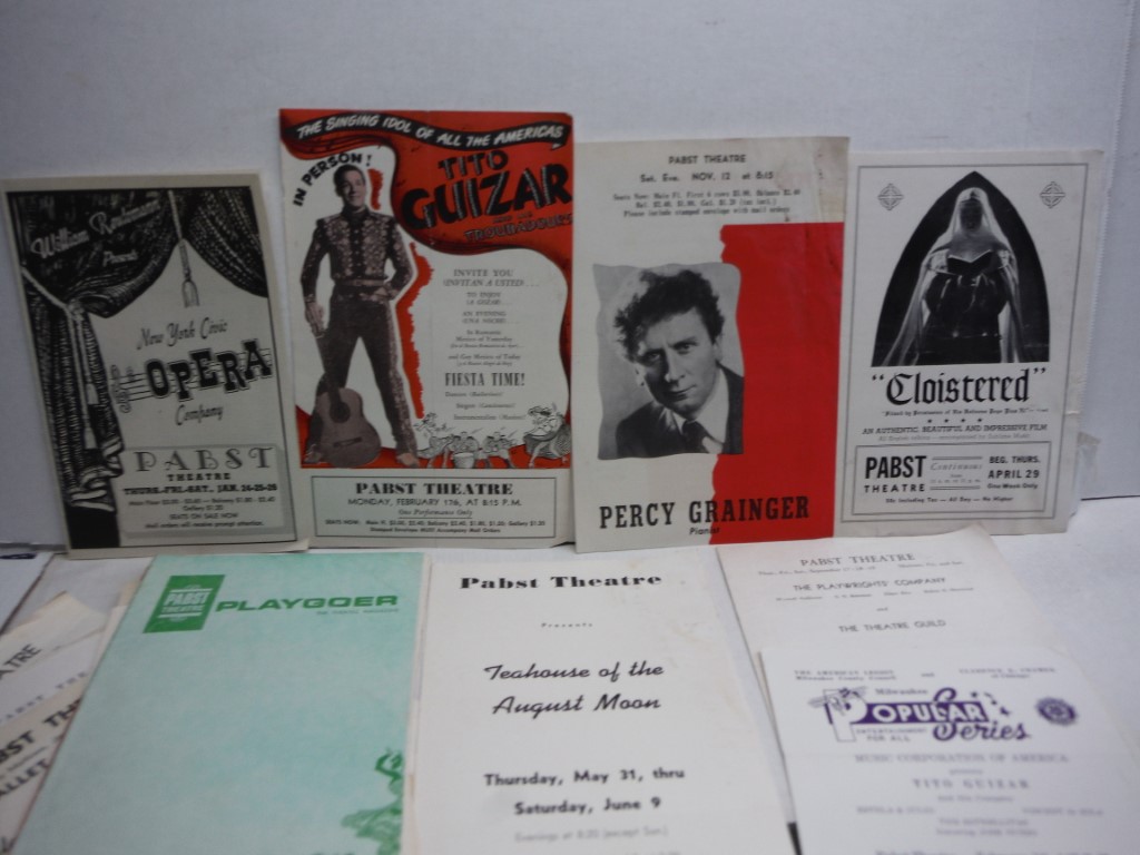 Image 2 of Lot of 34 Pabst Theatre Playbills