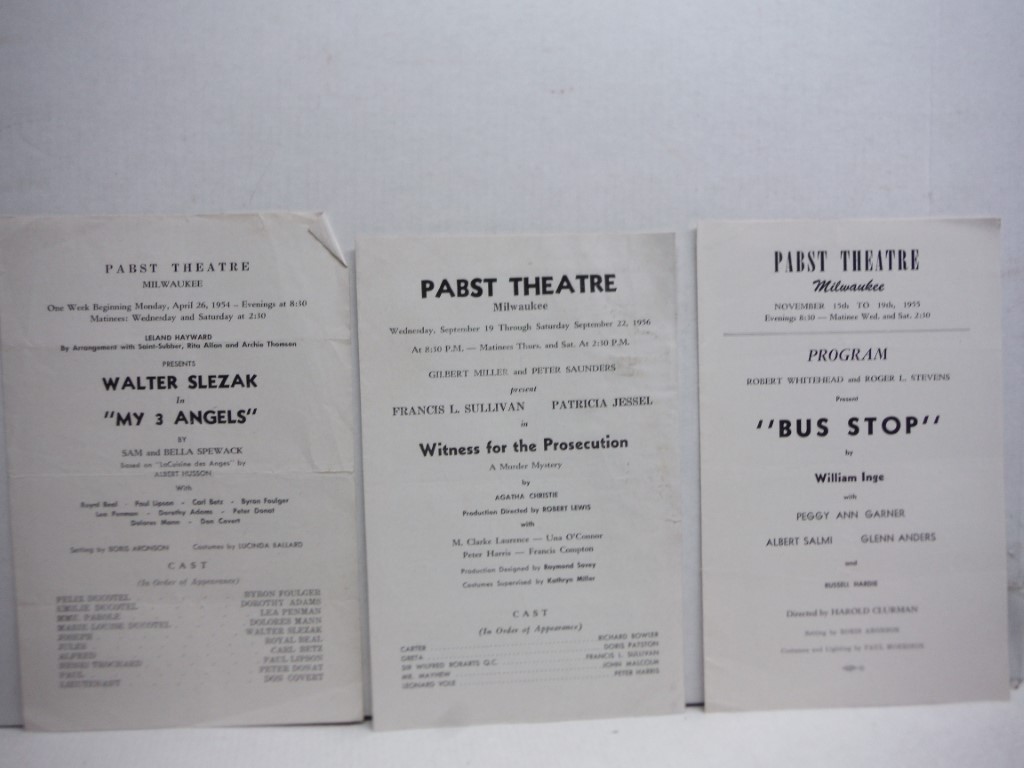 Image 4 of Lot of 34 Pabst Theatre Playbills