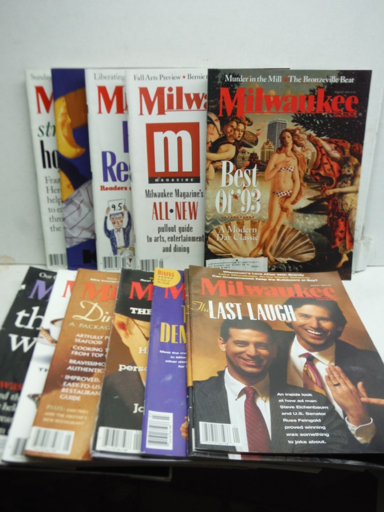 Lot of 11 Milwaukee Magazines 1993, 