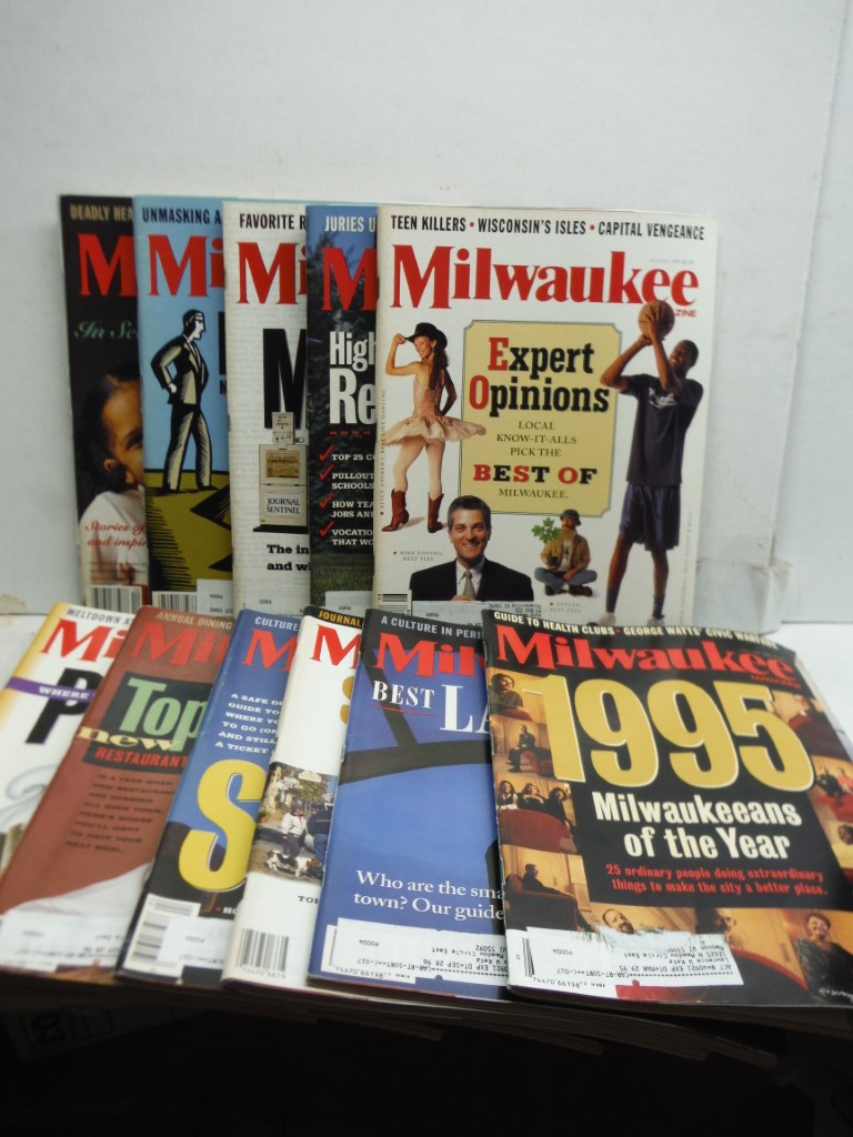 Lot of 11 Milwaukee Magazines 1995