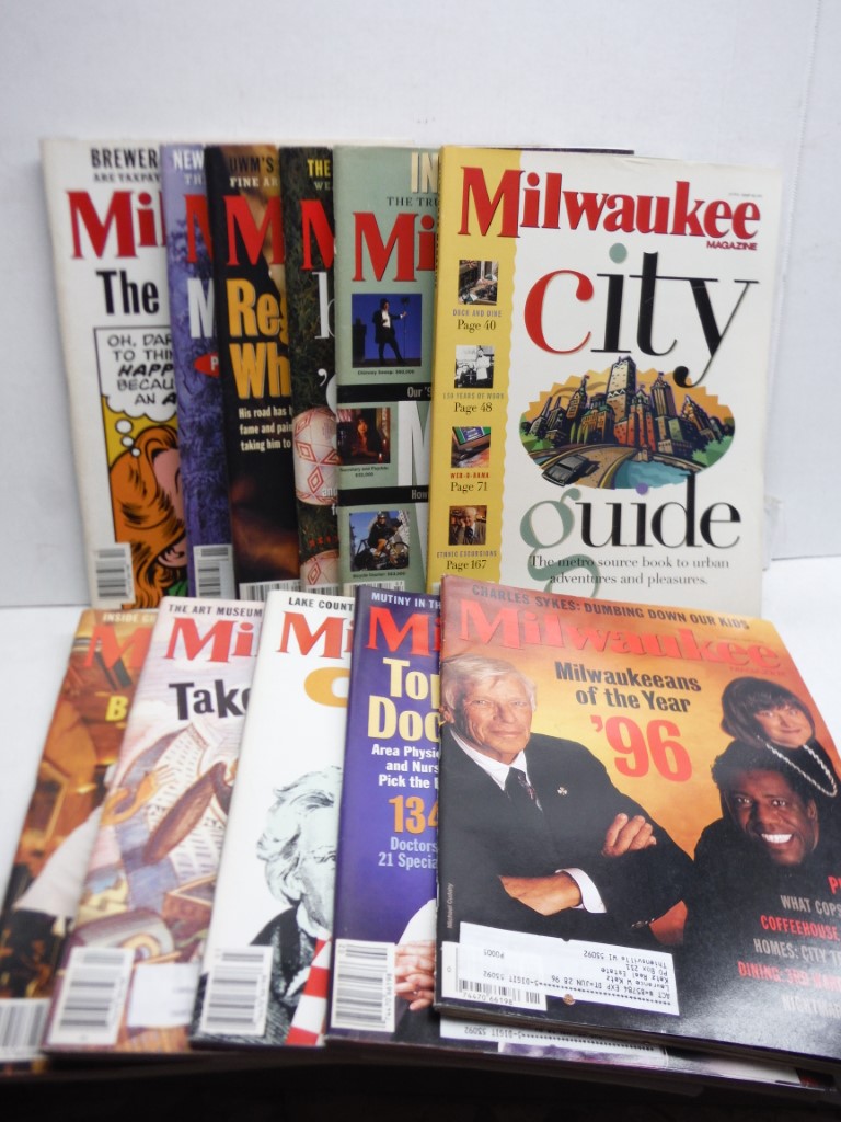 Lot of 11 Milwaukee Magazine 1996