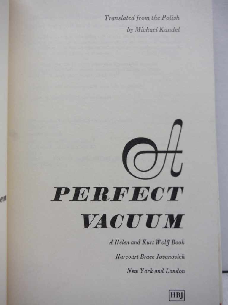 Image 1 of A perfect vacuum
