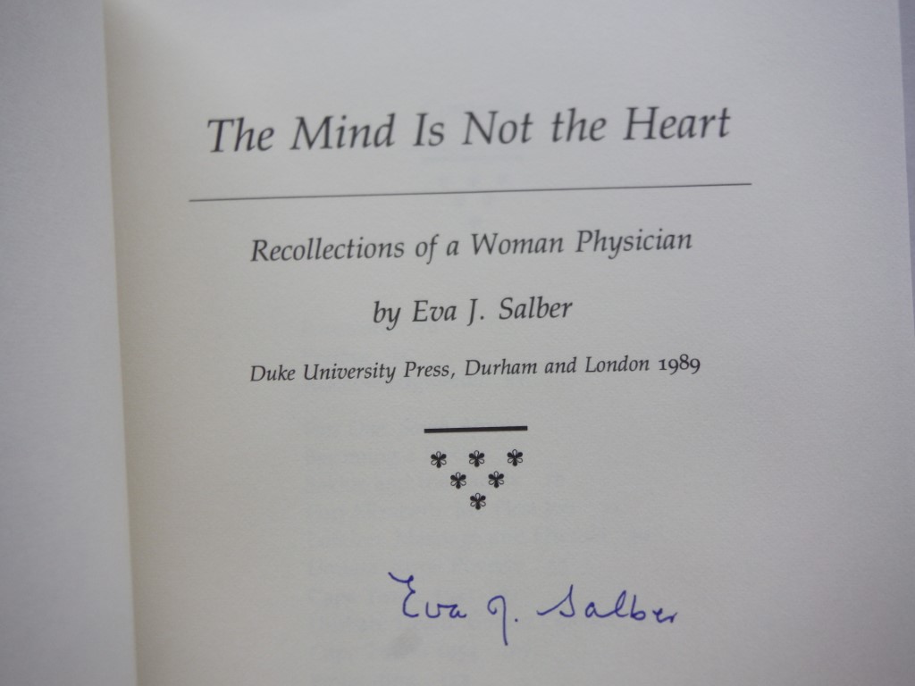 Image 2 of The Mind is Not the Heart: Recollections of a Woman Physician