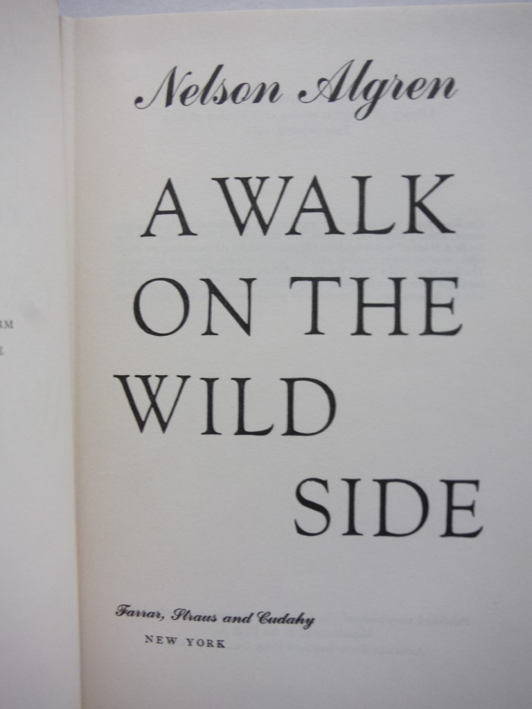 Image 2 of Walk on the Wild Side 1ST Edition
