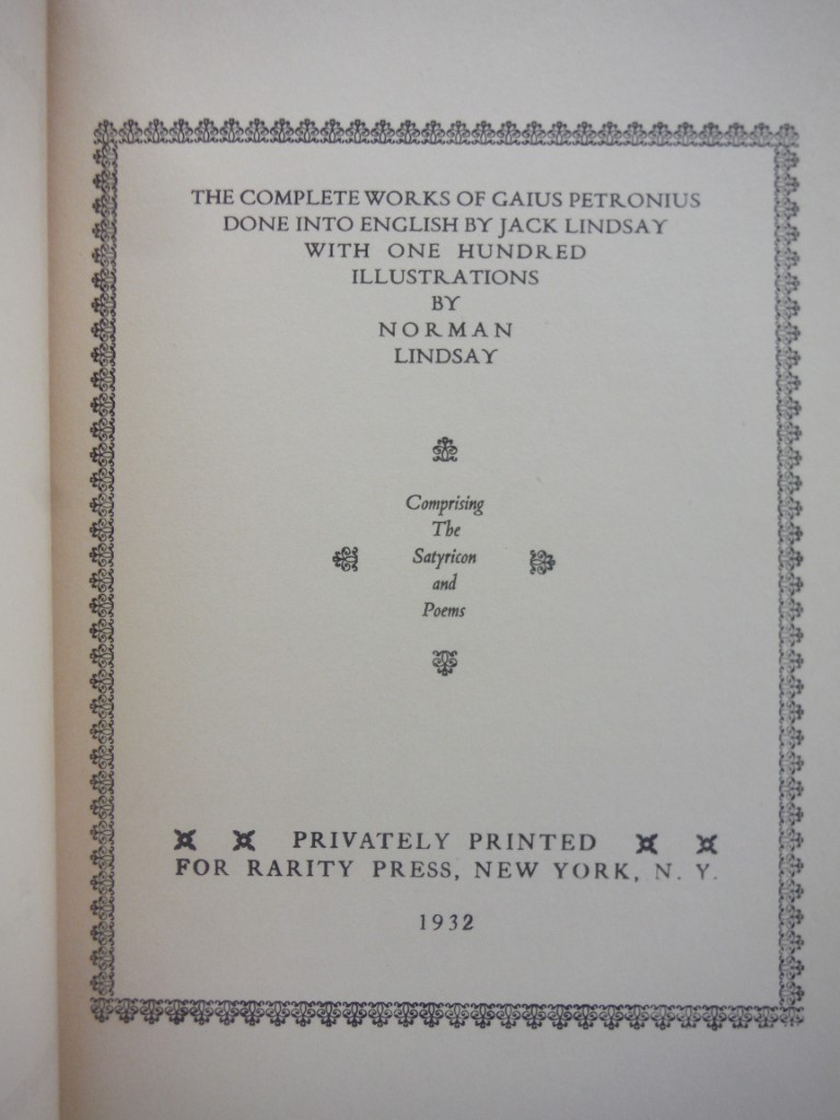 Image 1 of The Complete Works of Gaius Petronius Done Into English