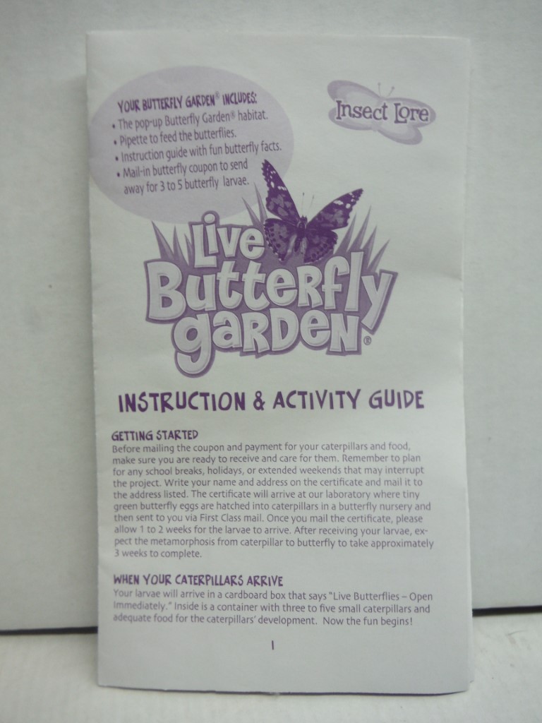 Image 4 of Insect Lore - Butterfly Growing Kit Habitat with Voucher to Redeem 5 Caterpillar