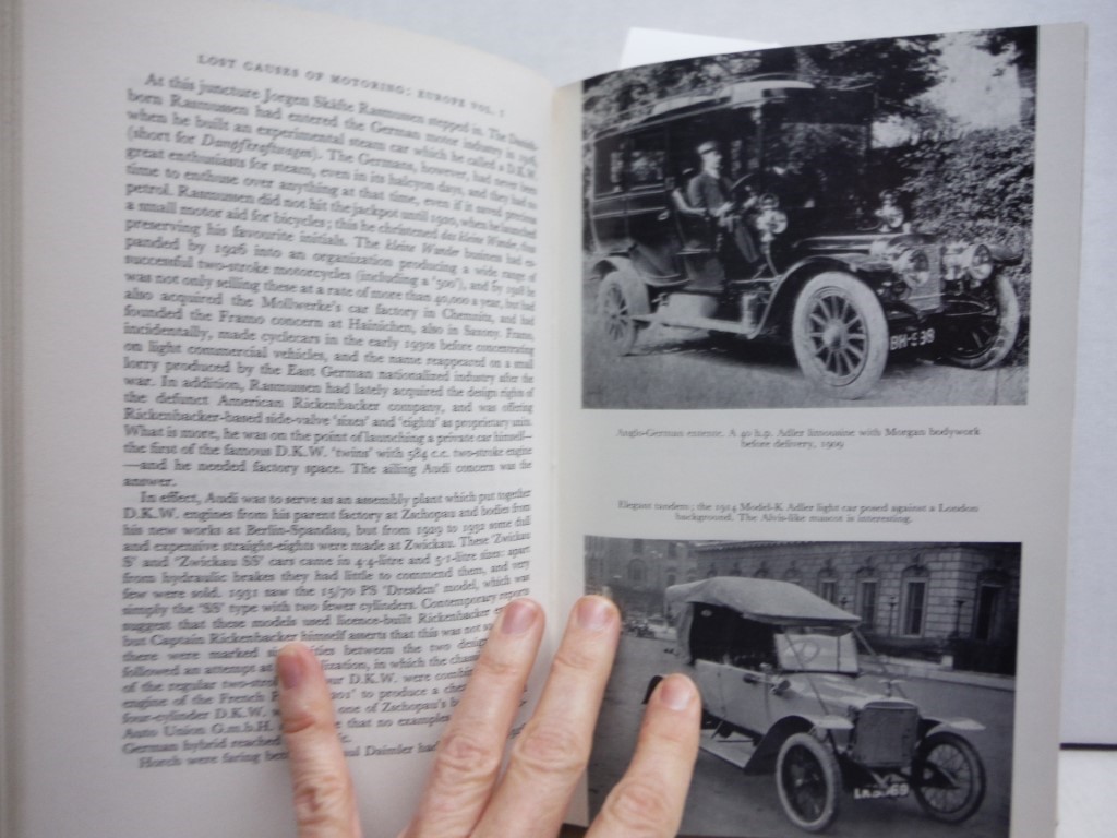 Image 2 of Lost causes of motoring: Europe, (A Montagu motor book)