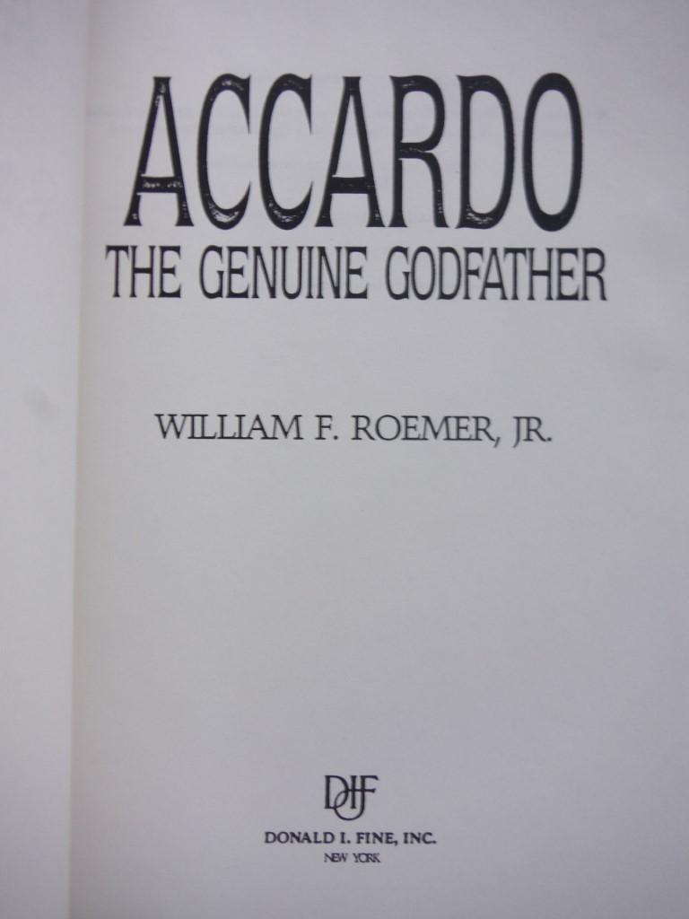 Image 3 of Accardo: The Genuine Godfather, uncorrected proof