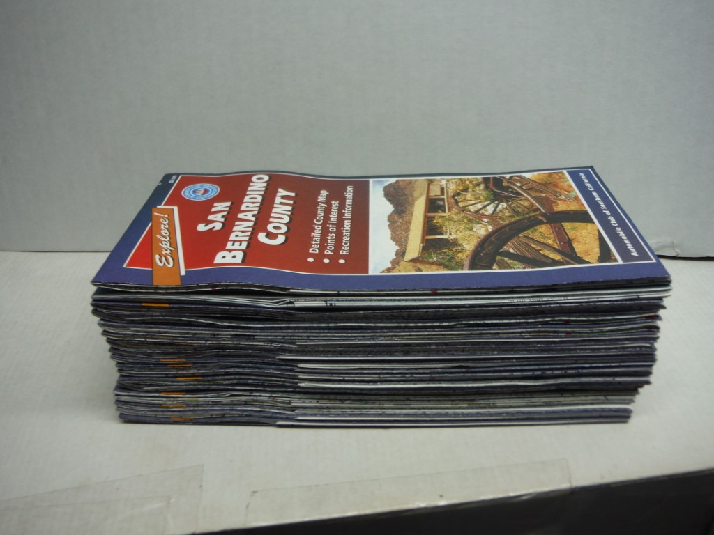 Lot of 17 California Maps from AAA, approx 1997