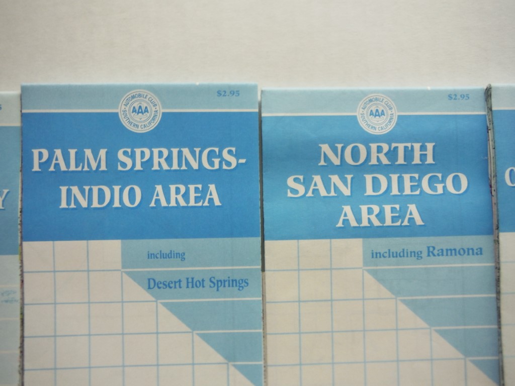 Image 3 of 9 California Maps, Auto Club of Southern California, approx 1996