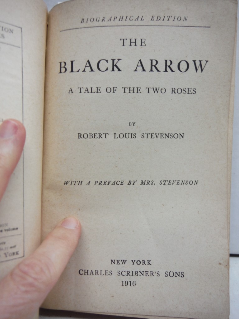 Image 2 of THE BLACK ARROW A Tale of Two Roses