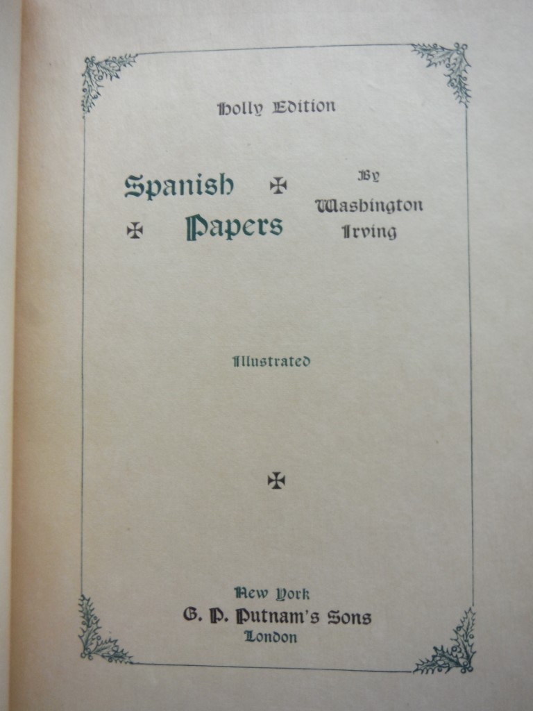 Image 3 of Spanish Papers, Holly Edition