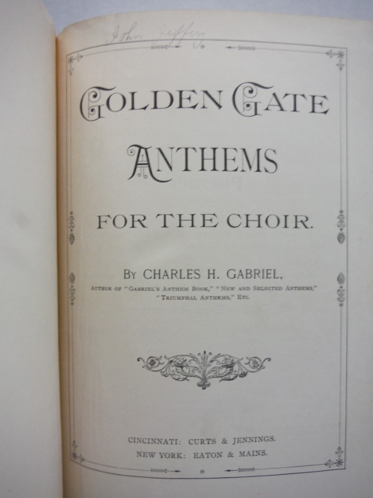 Image 1 of Golden Gate Anthems for the Choir