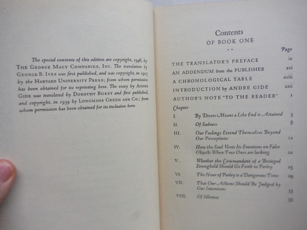 Image 2 of Essays of Michel De Montaigne Volume 1