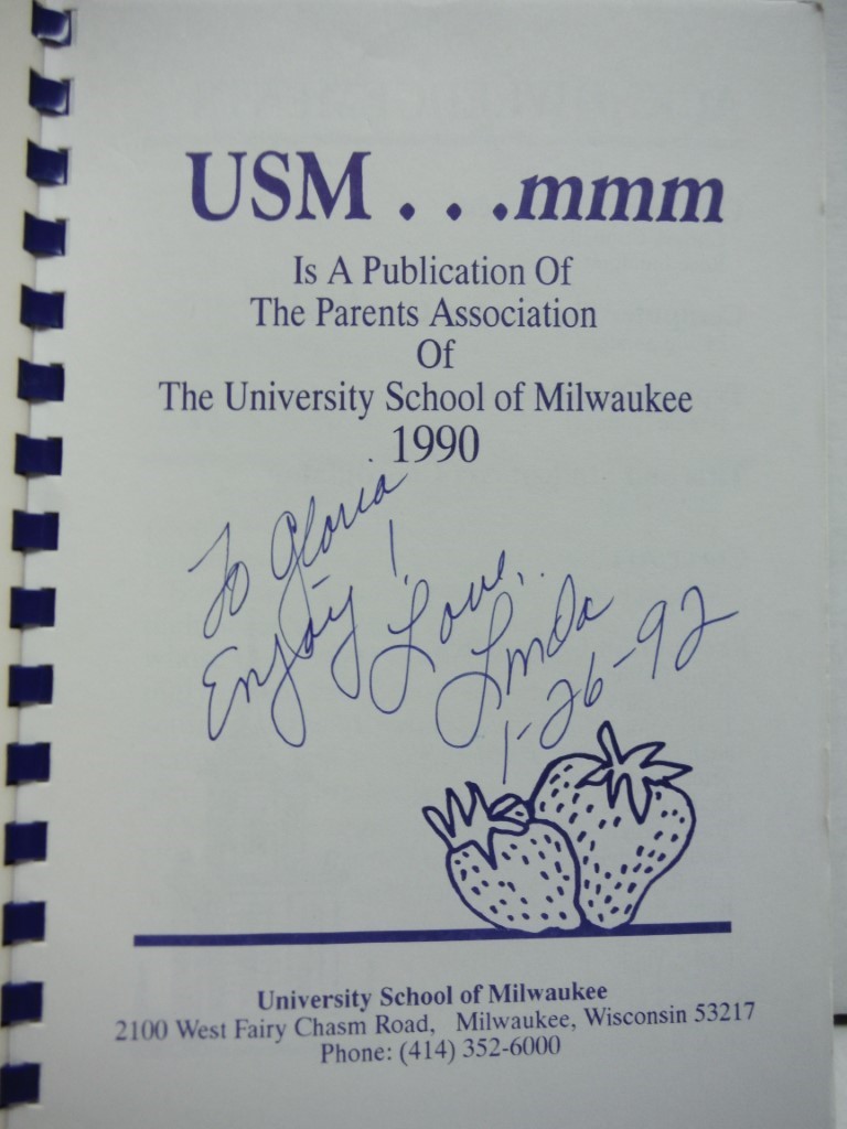 Image 1 of Cookbook From The University School Of Milwaukee
