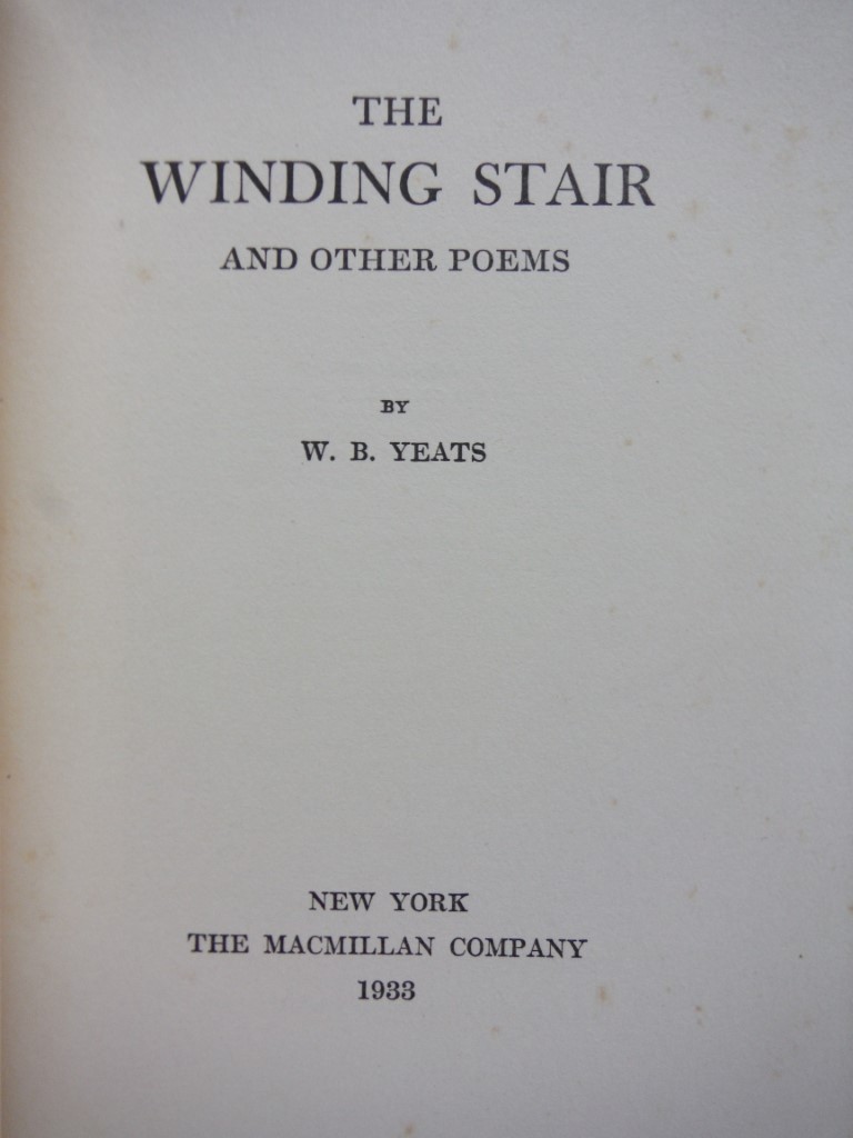 Image 1 of The Winding Stair and Other Poems.