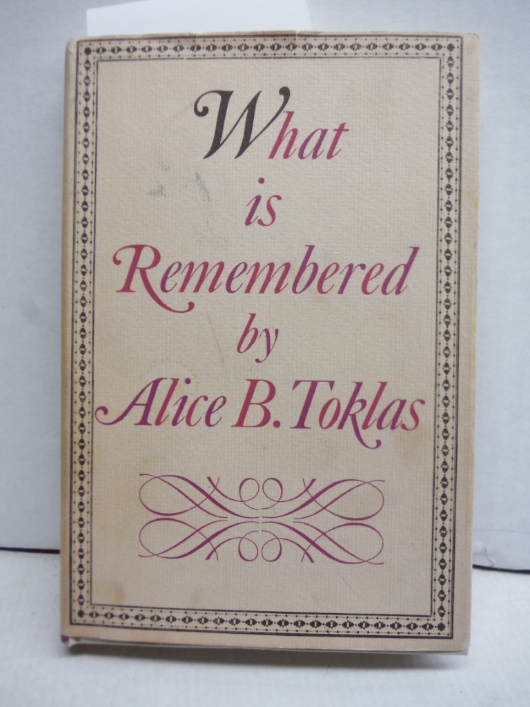 What is Remembered an Autobiography
