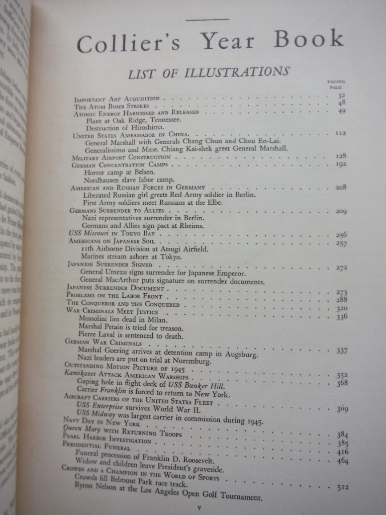 Image 4 of 1946 Collier's Year Book: Covering Events of the Year 1945