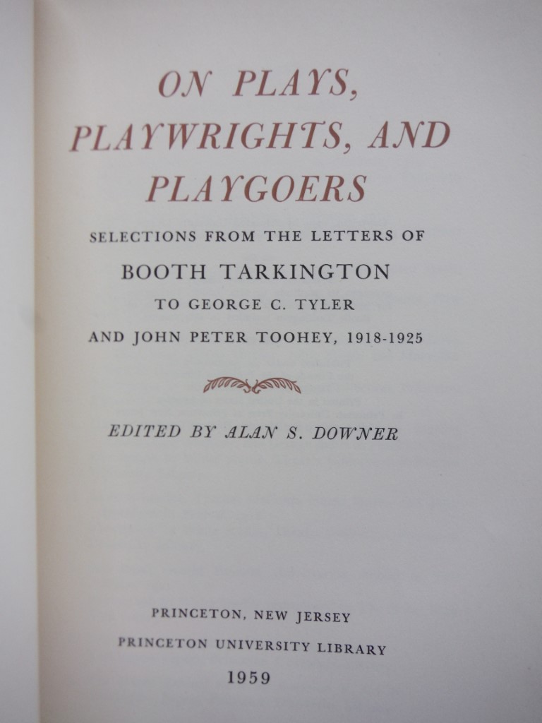 Image 1 of On plays, playwrights, and playgoers