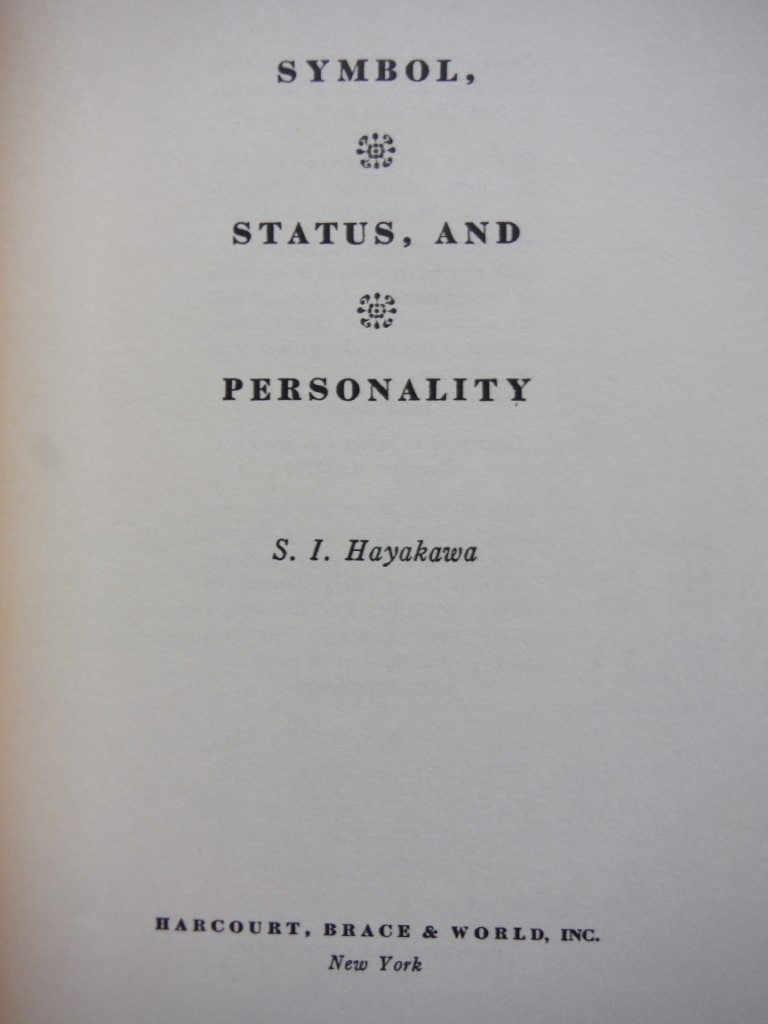 Image 1 of Symbol, Status, and Personality