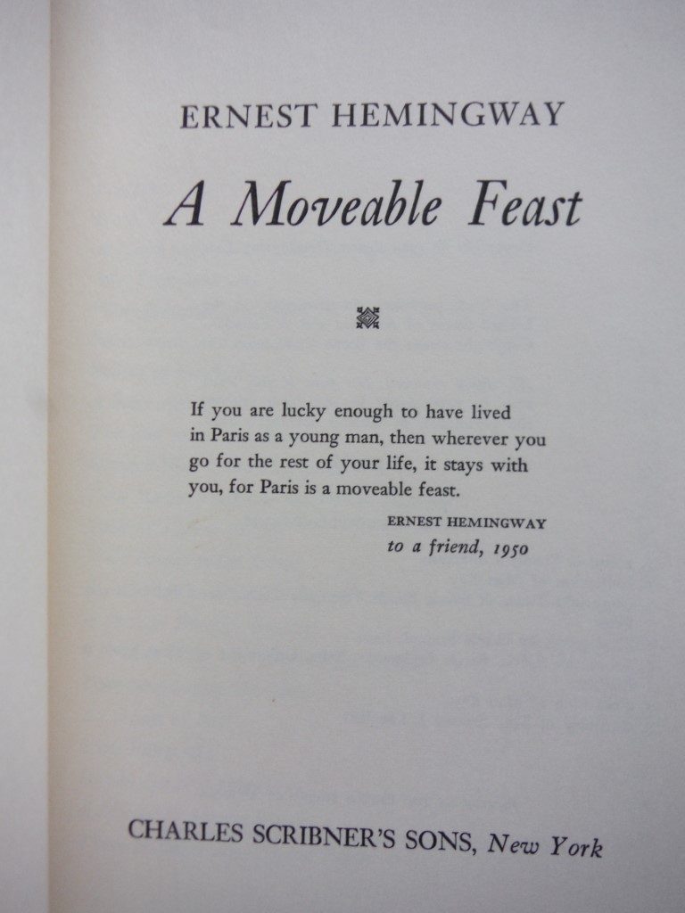 Image 1 of A Moveable Feast