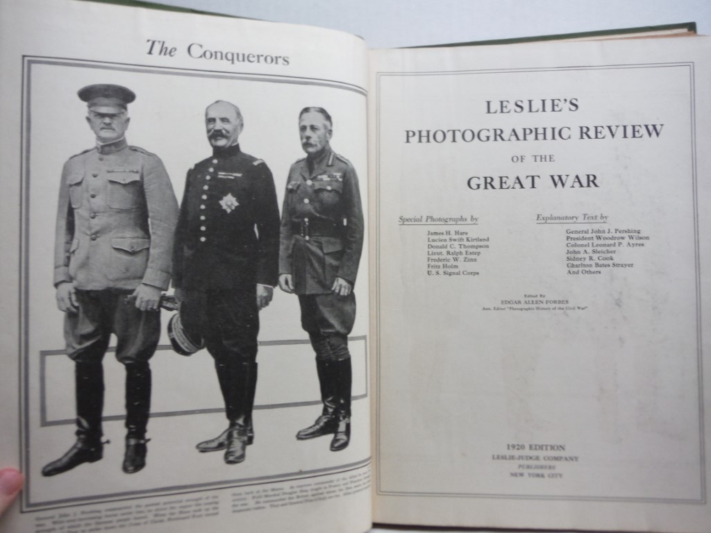 Image 1 of Leslie's photographic review of the great war; special photographs by James H. H