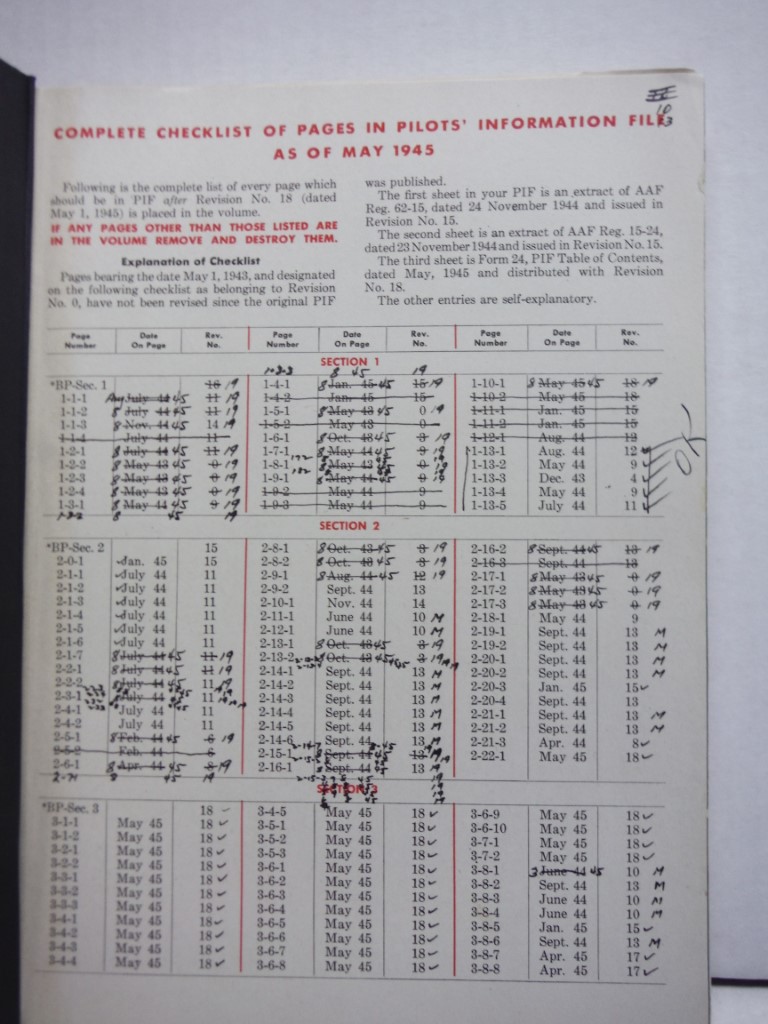 Image 1 of Pilots' Information File.