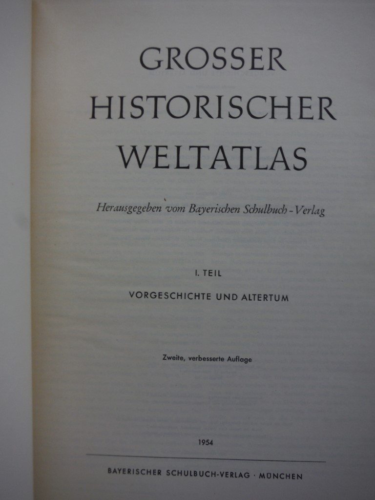 Image 1 of Grosser Historischer Weltatlas