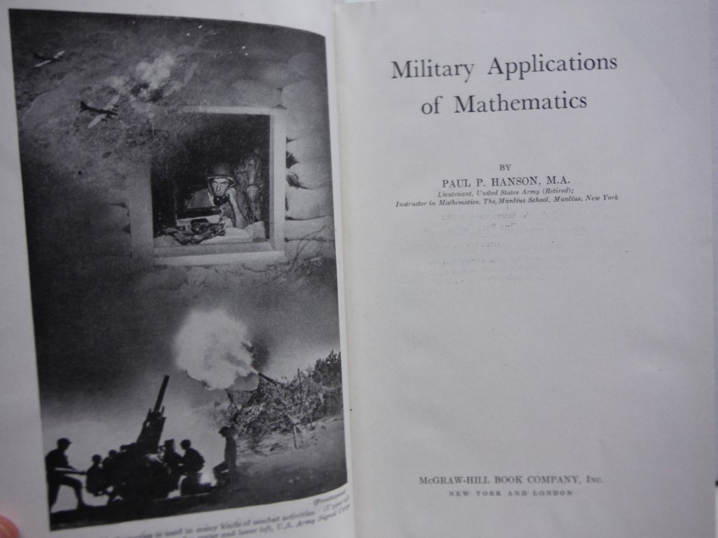 Image 1 of Military Applications of Mathematics
