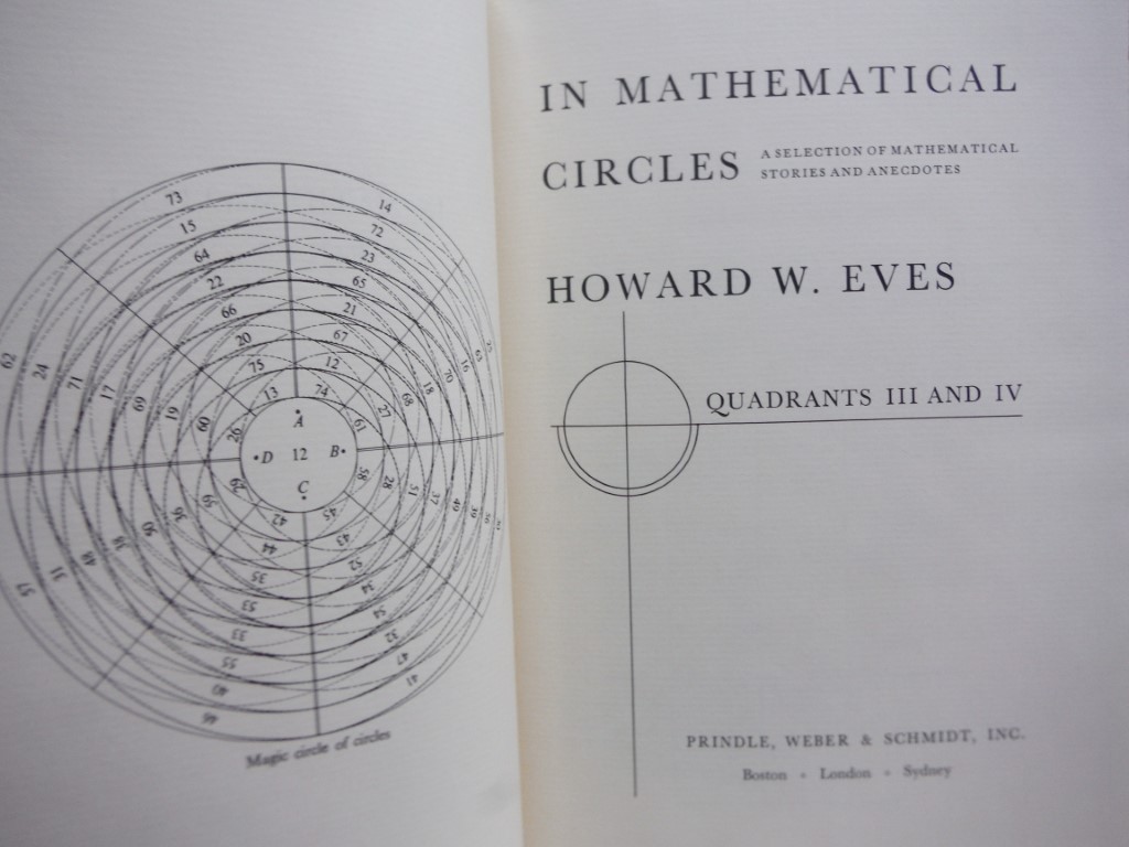 Image 4 of In Mathematical Circles A Selection Of Mathematical Stories And Anecdotes Quadra