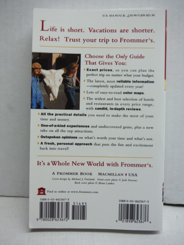 Image 1 of Frommer's Santa Fe, Taos & Albuquerque (Frommer's Complete Guides)